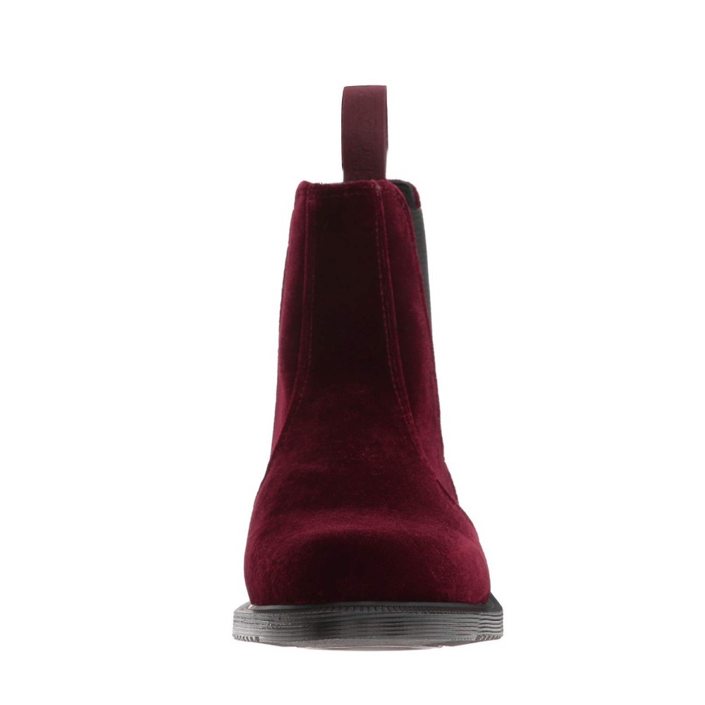 🆕Dr Marten Flora Kensington Cherry 🍒 Velvet NWT - Picture 8 of 16